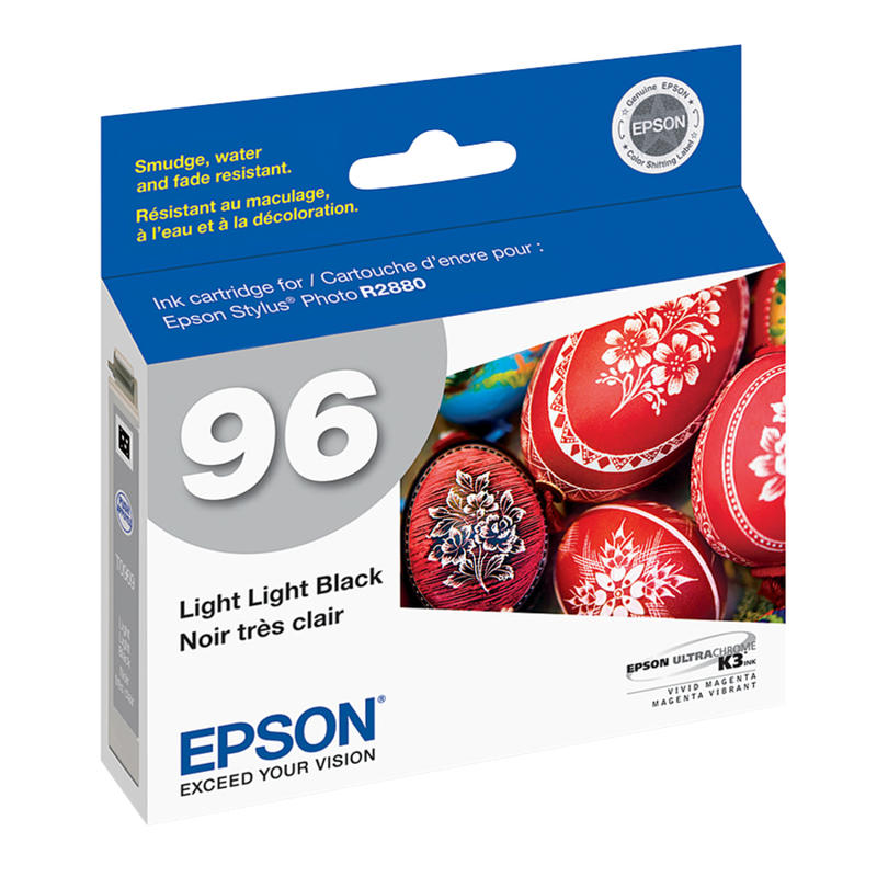 Epson 96 UltraChrome K3 Light Black Ink Cartridge, T096920 (Min Order Qty 4) MPN:T096920