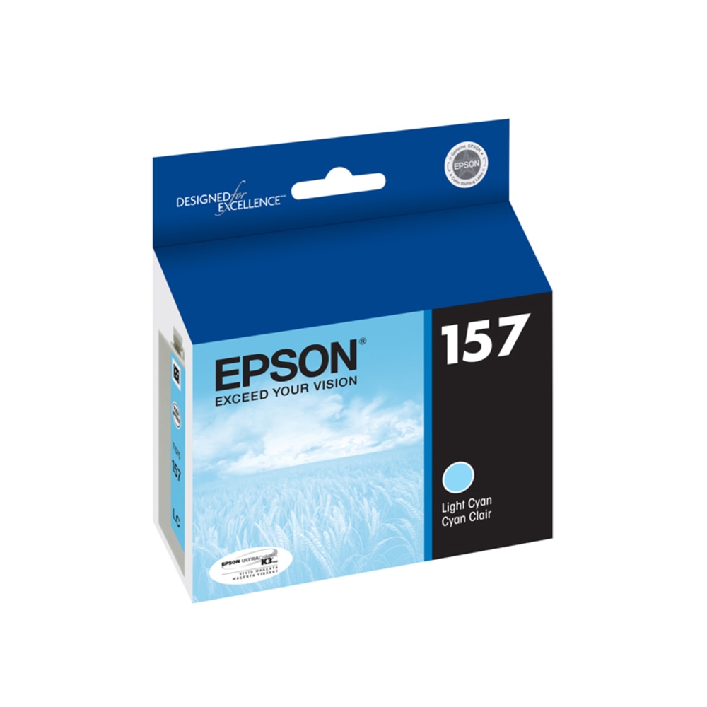 Epson 157 Light Cyan Ink Cartridge, T157520 (Min Order Qty 2) MPN:T157520