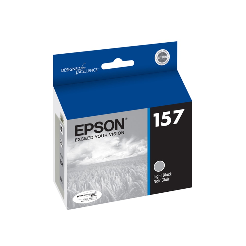 Epson 157 Light Black Ink Cartridge, T157720 (Min Order Qty 2) MPN:T157720