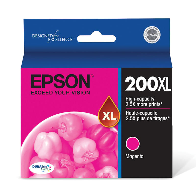 Epson 200XL DuraBrite Magenta Ultra-High-Yield Ink Cartridge, T200XL320-S (Min Order Qty 3) MPN:T200XL320-S