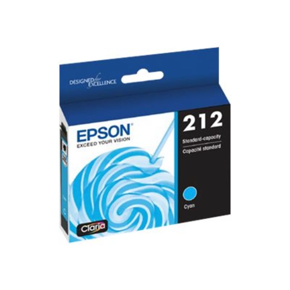 Epson 212 Claria Cyan Ink Cartridge, T212220-S (Min Order Qty 7) MPN:T212220-S