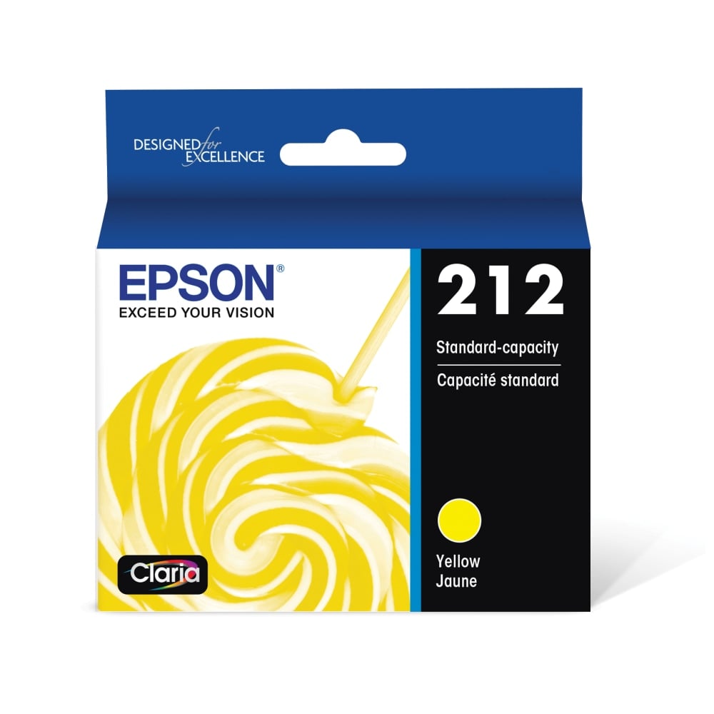 Epson 212 Claria Yellow Ink Cartridge, T212420-S (Min Order Qty 7) MPN:T212420-S