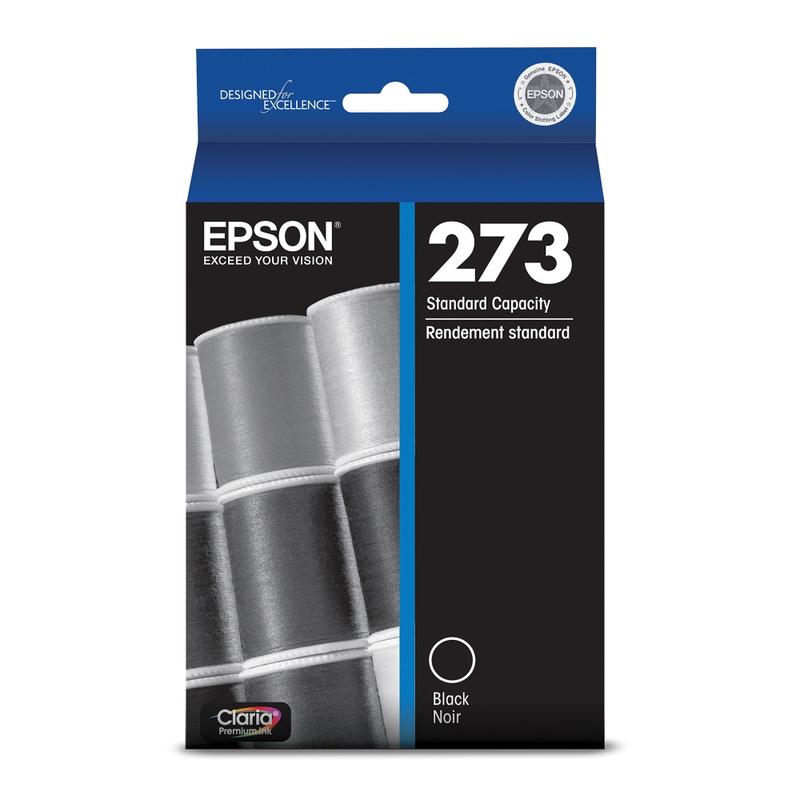 Epson 273 Claria Premium Black Ink Cartridge, T273020-S (Min Order Qty 4) MPN:T273020-S