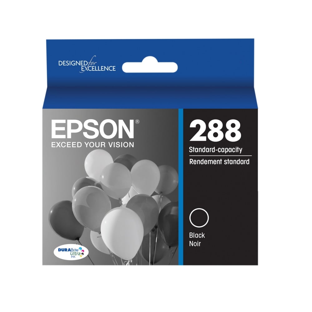 Epson 288 DuraBrite Ultra Black Ink Cartridge T288120-S (Min Order Qty 4) MPN:T288120-S