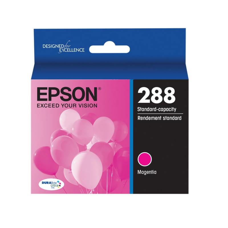 Epson 288 DuraBrite Ultra Magenta Ink Cartridge T288320-S (Min Order Qty 6) MPN:T288320-S