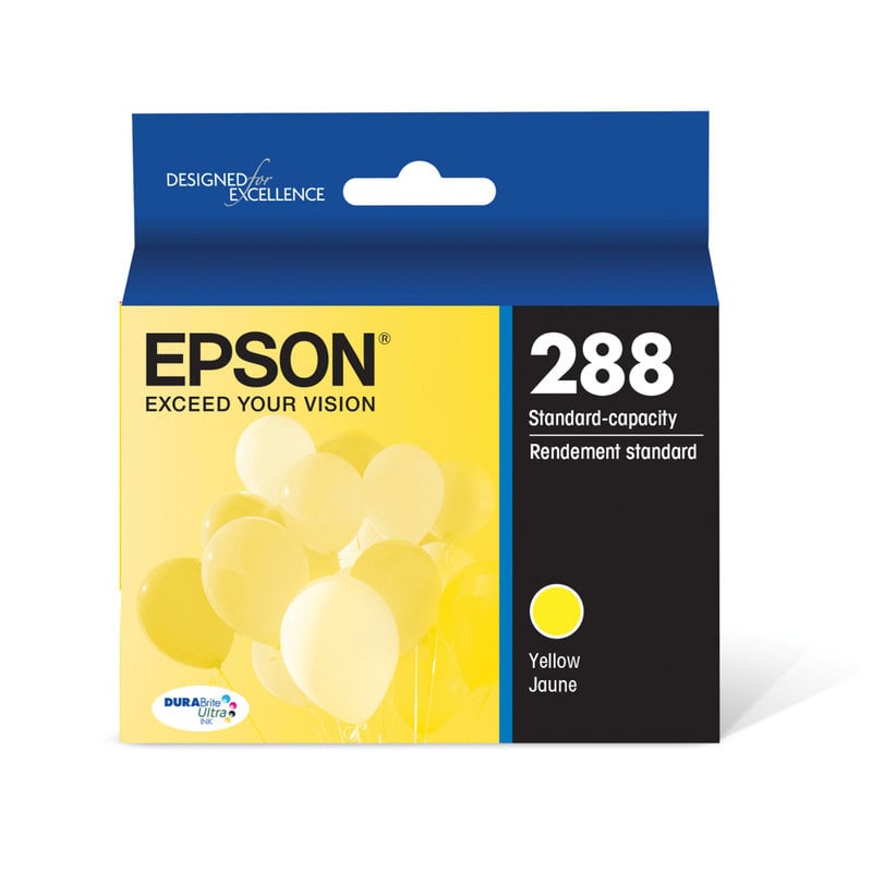 Epson 288 DuraBrite Ultra Yellow Ink Cartridge, T288420-S (Min Order Qty 6) MPN:T288420-S