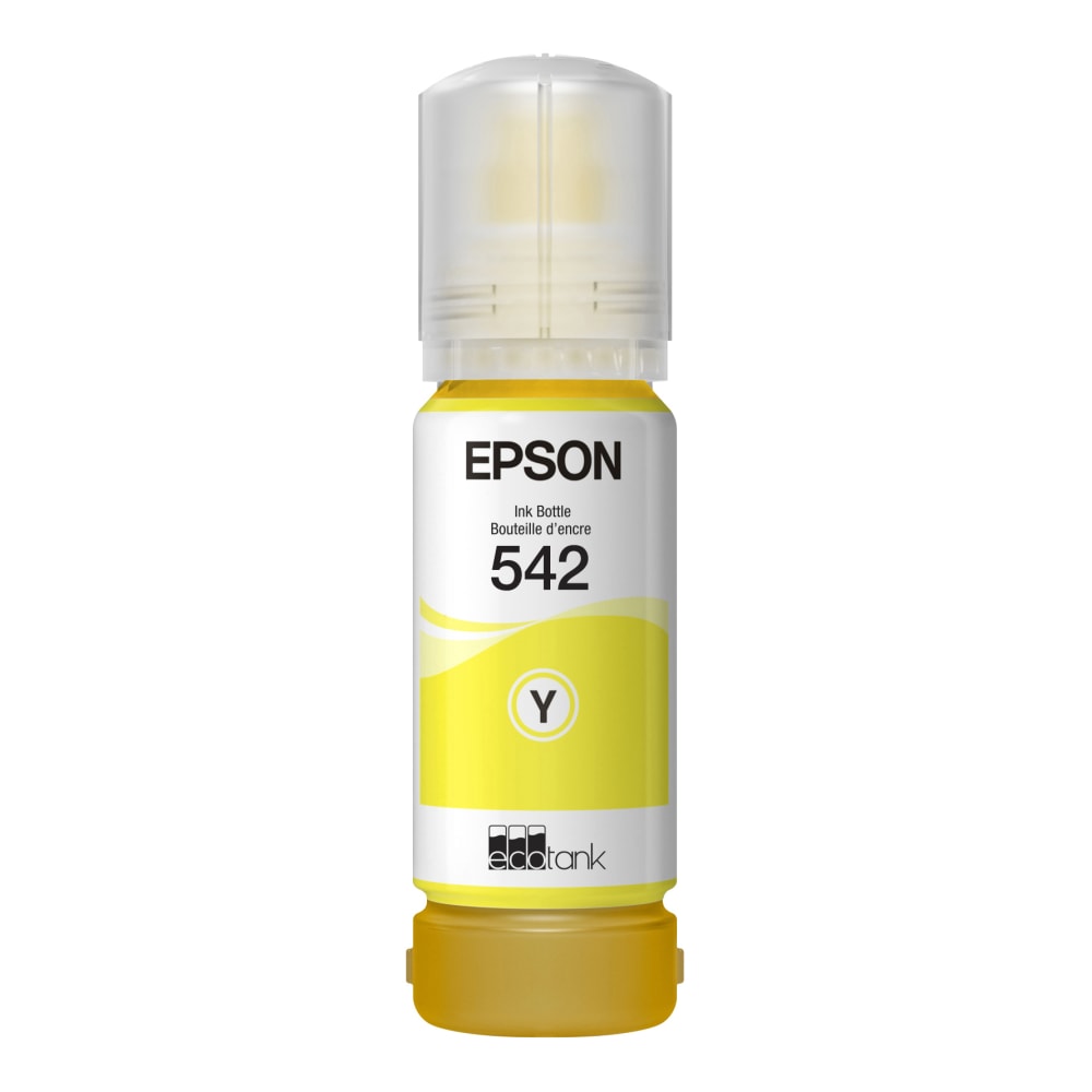 Epson 542 EcoTank Yellow Ink Refill Bottle, T542420-S (Min Order Qty 2) MPN:T542420-S