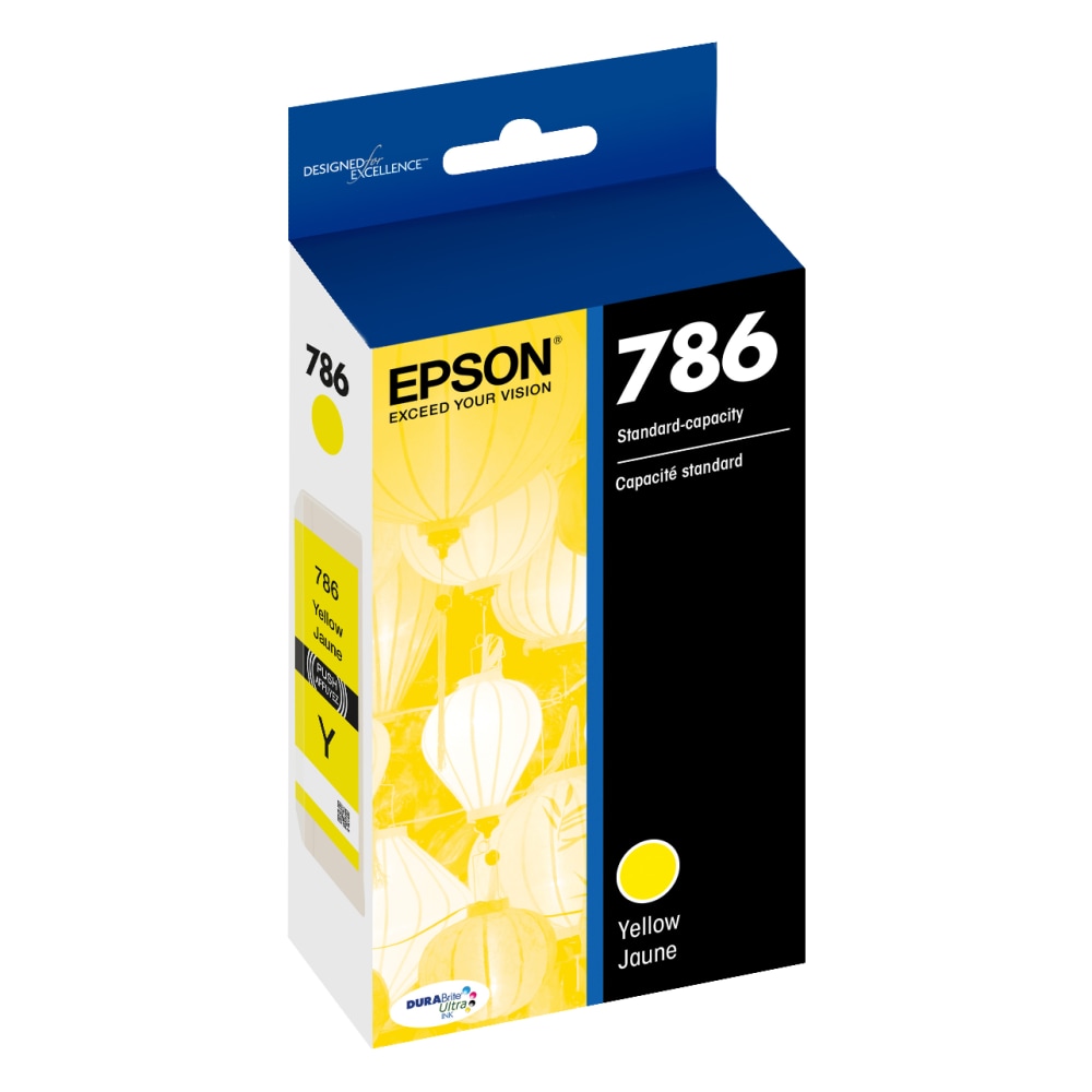 Epson 786 DuraBrite Yellow Ultra Ink Cartridge T786420-S (Min Order Qty 3) MPN:T786420-S