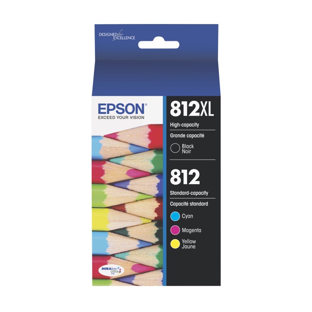 Epson 812XXL DuraBrite Black Extra-High-Yield Ink Cartridge, T812XXL120-S MPN:T812XXL120-S