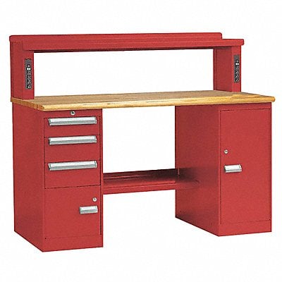 Workbench Cherry Red 48 W Unassembled MPN:389R4W-RD