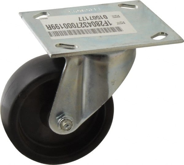 Swivel Top Plate Caster: Polyolefin, 4