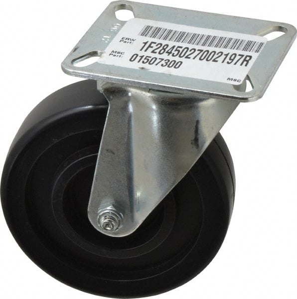 Swivel Top Plate Caster: Polyolefin, 5