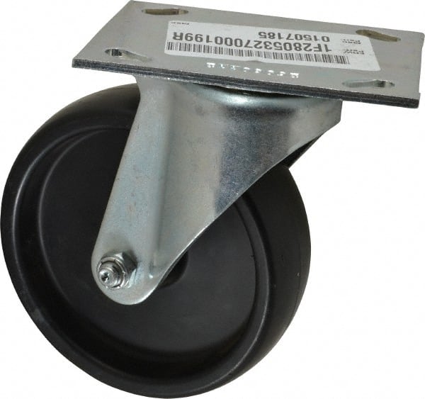 Swivel Top Plate Caster: Polyolefin, 5