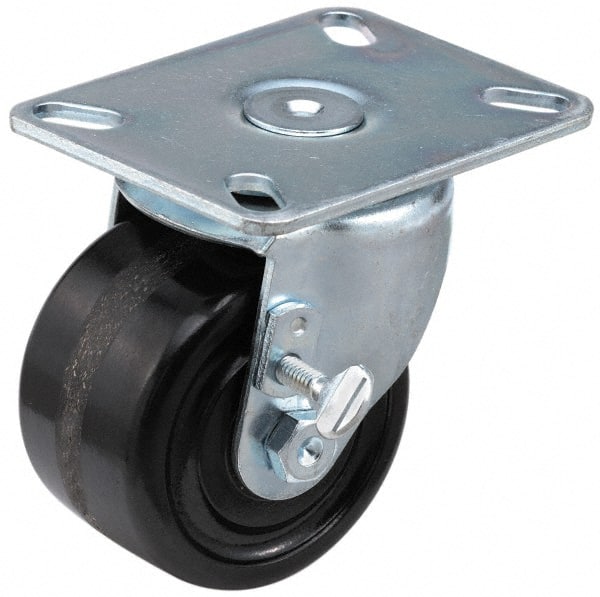 Swivel Top Plate Caster: Phenolic, 3