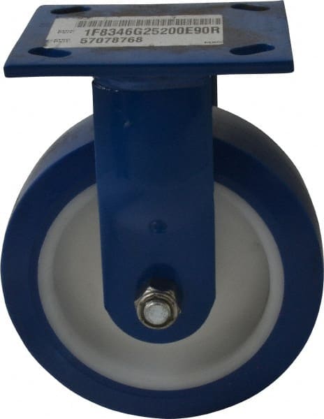 Rigid Top Plate Caster: Polyurethane, 6