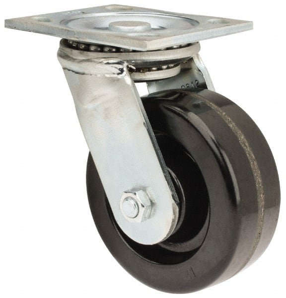 Swivel Top Plate Caster: Phenolic, 5