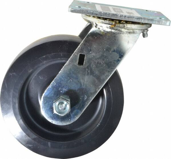 Swivel Top Plate Caster: Polyolefin, 6