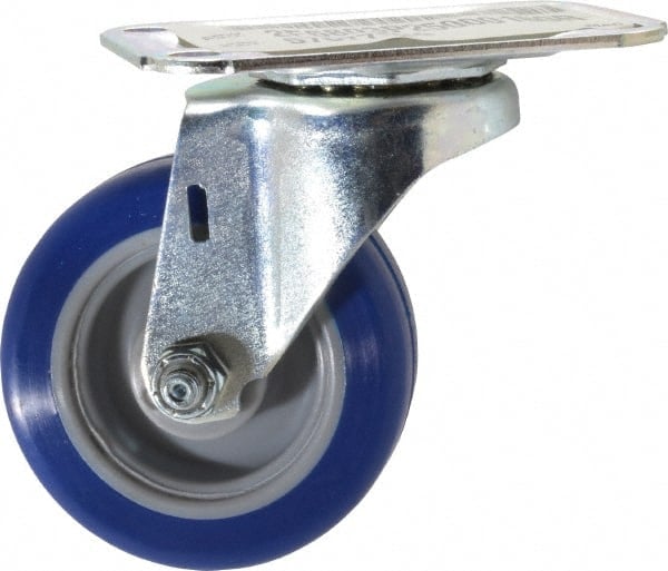 Swivel Top Plate Caster: Polyurethane, 3