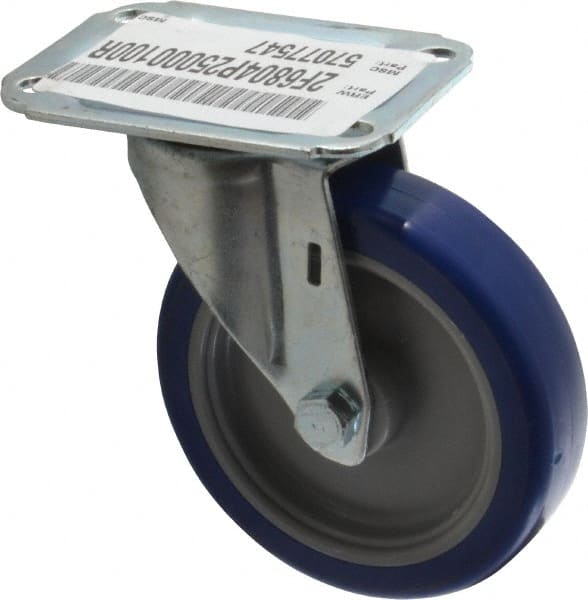 Swivel Top Plate Caster: Polyurethane, 4