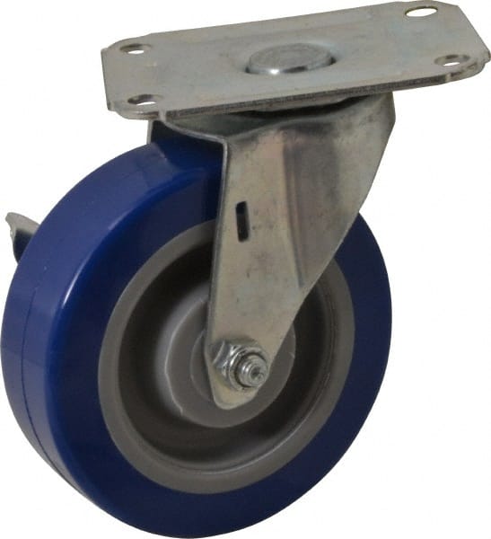 Swivel Top Plate Caster: Polyurethane, 4