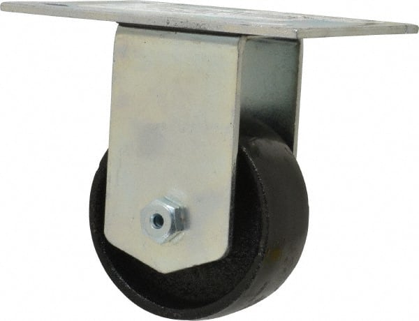 Rigid Top Plate Caster: Semi-Steel, 3