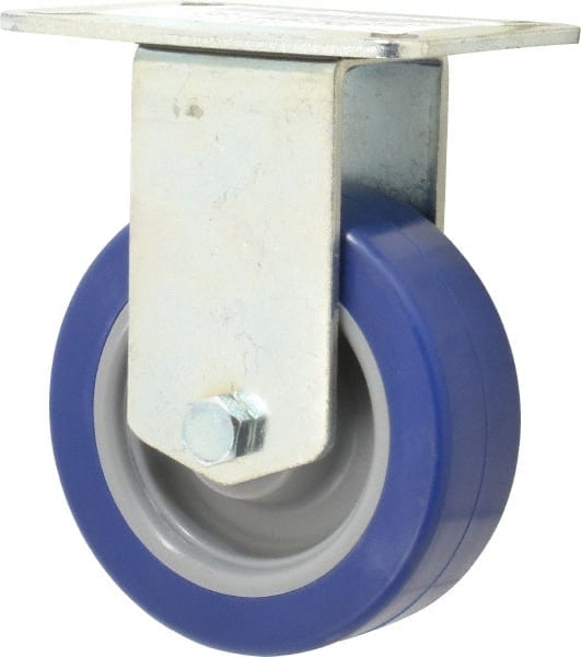 Rigid Top Plate Caster: Polyurethane, 4