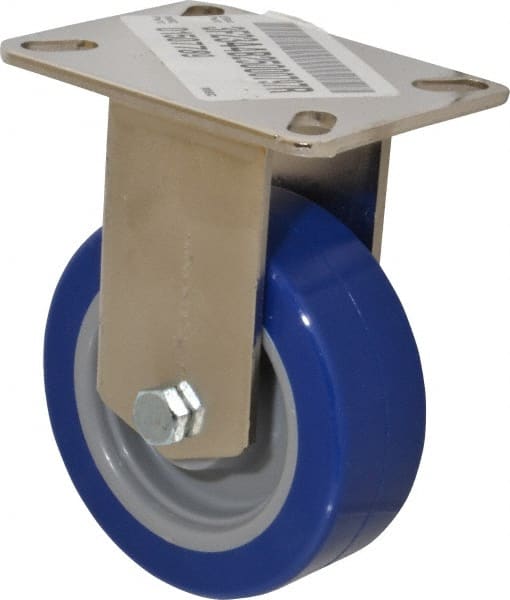 Rigid Top Plate Caster: Polyurethane, 4