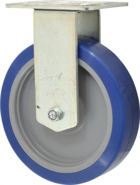 Rigid Top Plate Caster: Polyurethane, 6