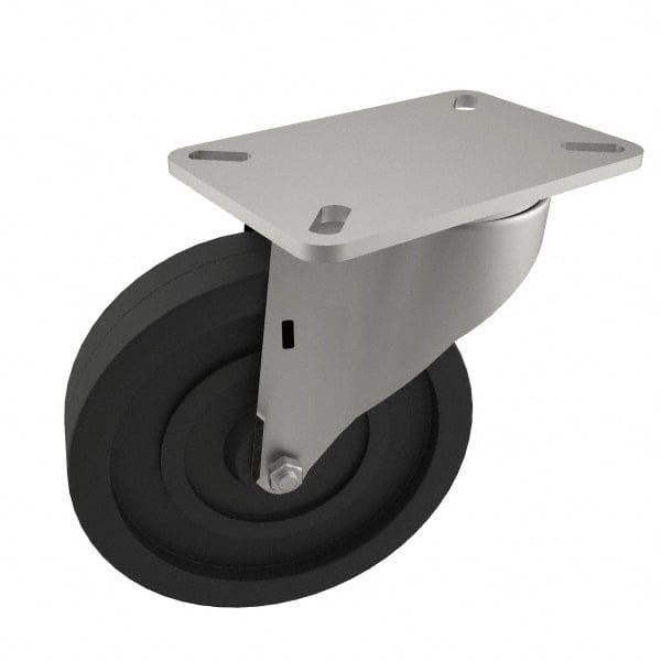 Swivel Top Plate Caster: Polyurethane, 4