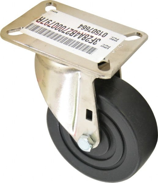 Swivel Top Plate Caster: Polyolefin, 4