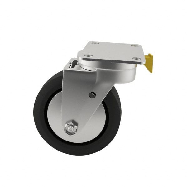 Swivel Top Plate Caster: Polyurethane, 6