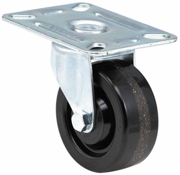 Swivel Top Plate Caster: Polyurethane, 5