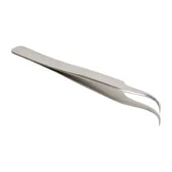 Precision Tweezer: 7-SA, Curved Tip, 4-3/8