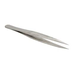 Precision Tweezer: AC-SA, Straight Tip, 4-3/8