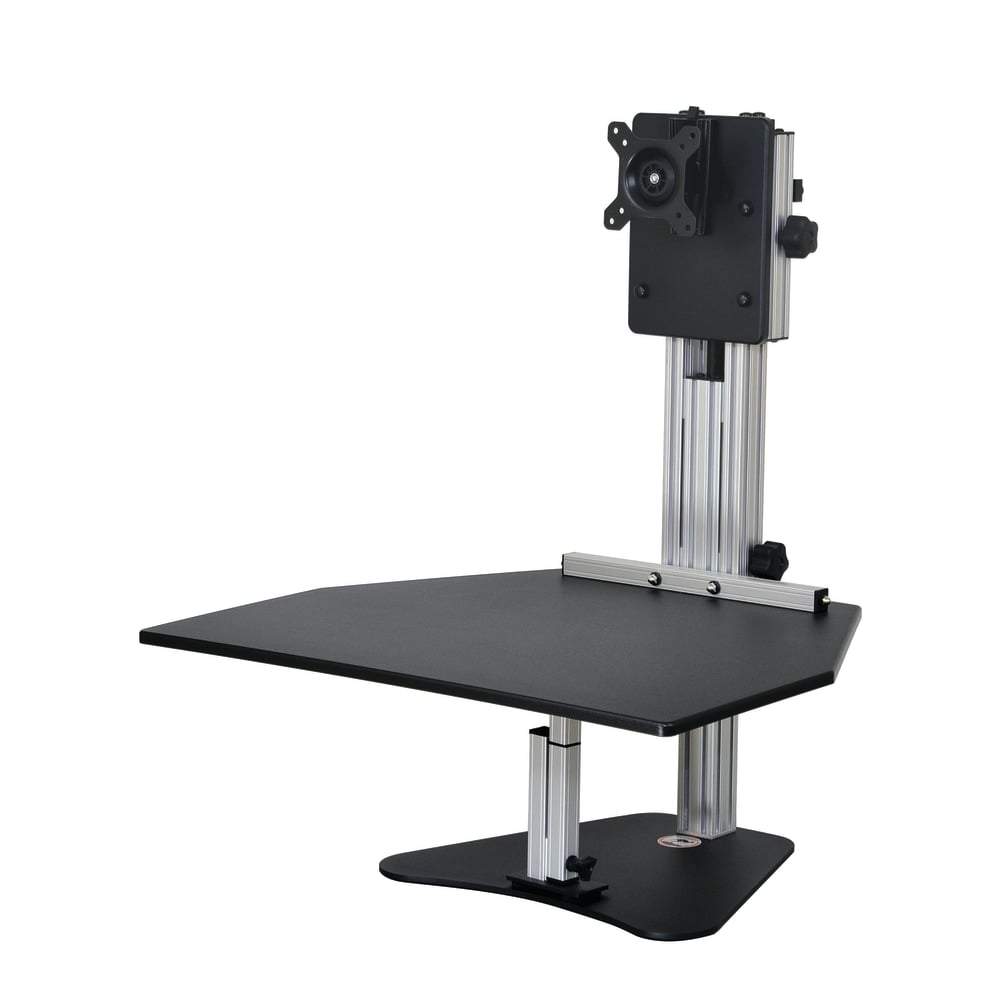 Ergo Desktop Kangaroo Pro 28inW Adjustable Height Desk Converter, Black MPN:ED-KP-BLK-5B