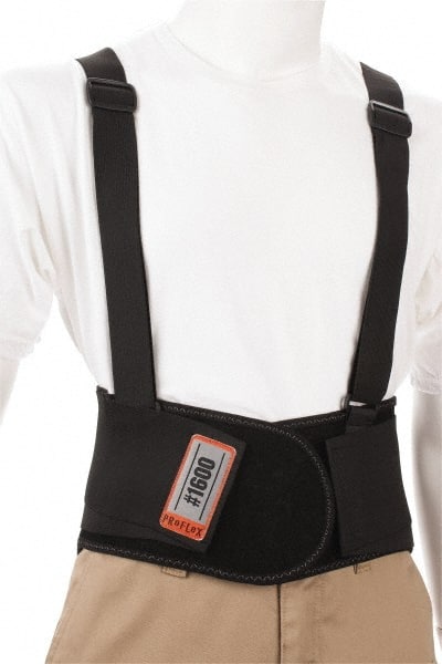 Back Support: Belt with Adjustable Shoulder Straps, X-Small, 22 to 25