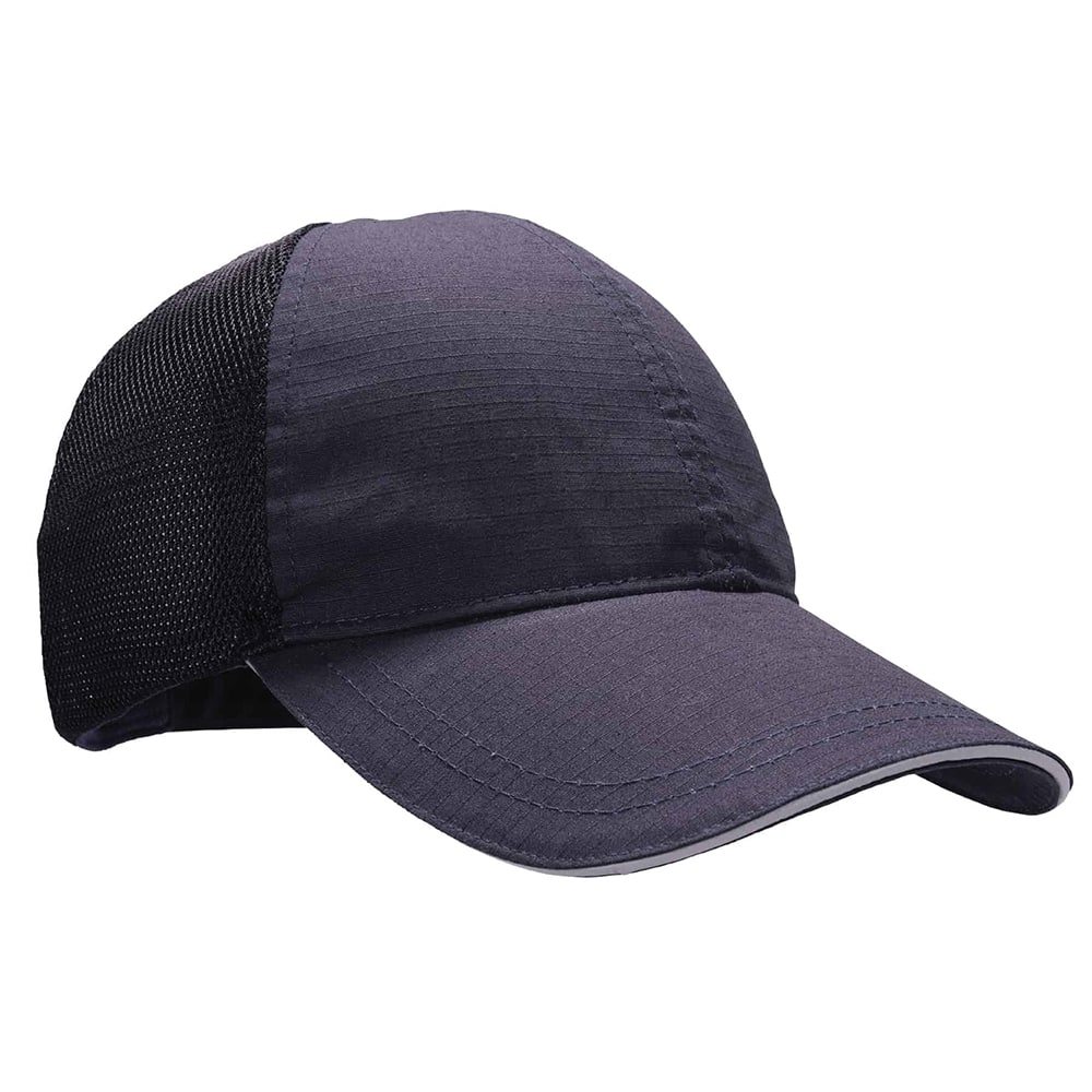 Adjustable Hook & Loop Strap Vented Baseball Style Bump Cap MPN:23401