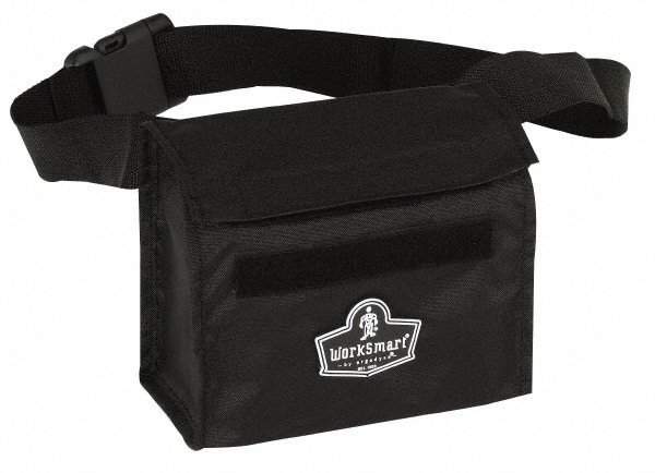 Facepiece Respirator Fanny Pack: Nylon, Black, Use with Half Mask MPN:13180