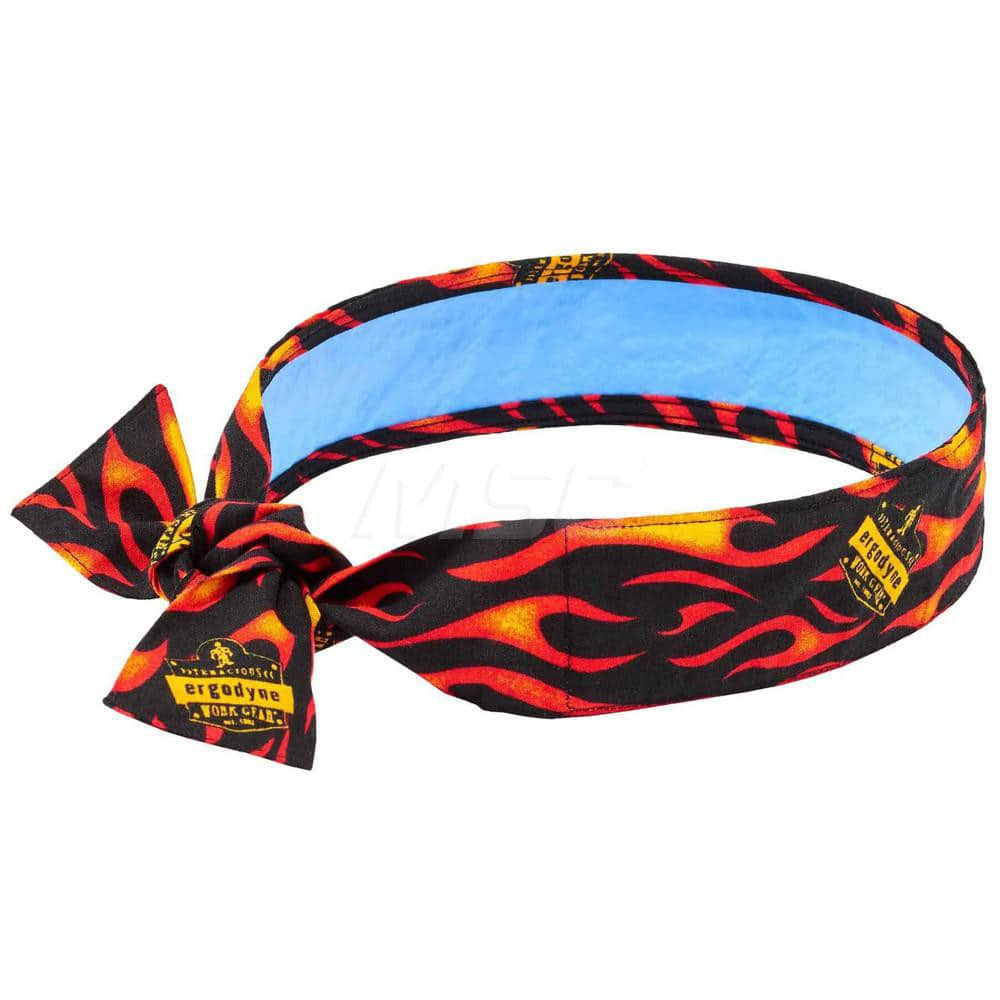 Cooling Bandana: Size Universal, Black, Orange, White & Yellow MPN:12568