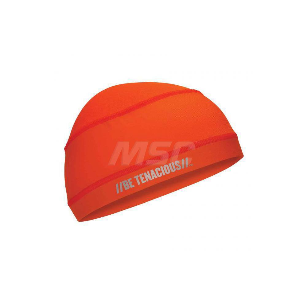 Skull Cap: Size Universal, Orange, Anti-Odor Treatment, Instant Cooling Relief, Low-Profile, Machine Washable, Moisture Wicking MPN:12688