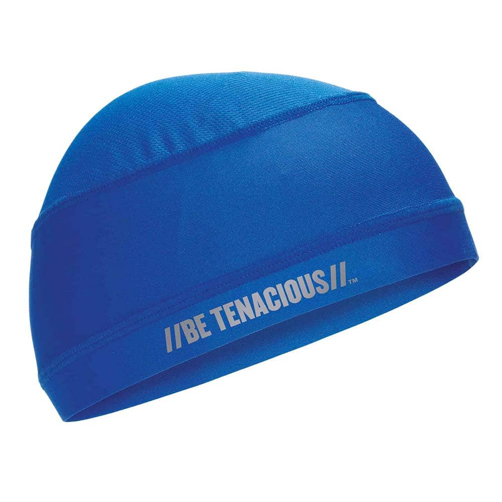 Skull Cap: Size Universal, Blue, Anti-Odor Treatment, Instant Cooling Relief, Low-Profile, Machine Washable, Moisture Wicking MPN:12689