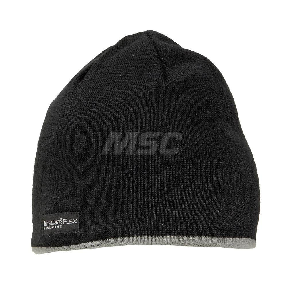 Skull Cap: Acrylic Shell & Thinsulate Lining, Slip-On Closure, Black, Size Universal, Solid MPN:16818