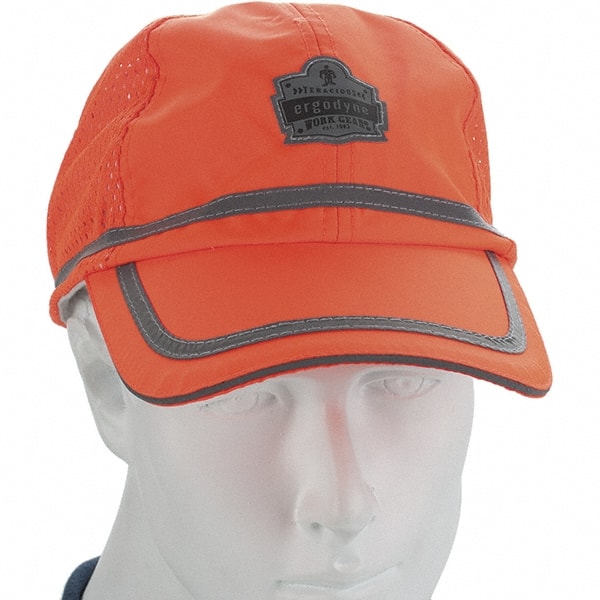 Baseball Hat: Size Universal, Orange, Breathable, Enhanced Visibility, Lightweight, Low-Light Visibility, Machine Washable & One Size Fits All MPN:23238