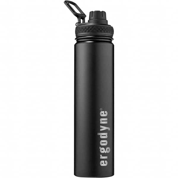 Portable Coolers, Portable Cooler Type: Water Bottle , Body Color: Black , Volume Capacity: 750 mL , Material: Stainless Steel , Overall Height: 12.0000in  MPN:13167