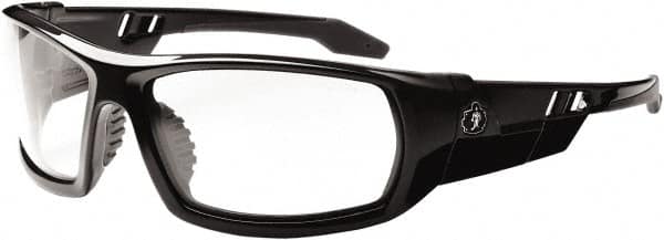 Safety Glass: Uncoated, Clear Lenses, Full-Framed, UV Protection MPN:50000