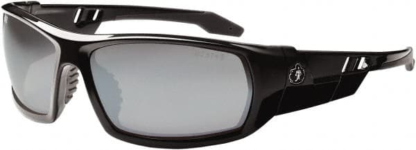 Safety Glass: Uncoated, Silver Lenses, Full-Framed, UV Protection MPN:50042