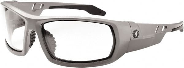 Safety Glass: Uncoated, Clear Lenses, Full-Framed, UV Protection MPN:50100