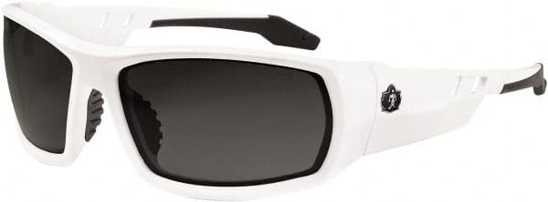 Safety Glass: Uncoated, Smoke Lenses, Full-Framed, UV Protection MPN:50231