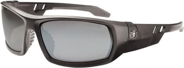 Safety Glass: Uncoated, Silver Lenses, Full-Framed, UV Protection MPN:50442