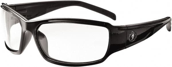 Safety Glass: Uncoated, Clear Lenses, Full-Framed, UV Protection MPN:51000